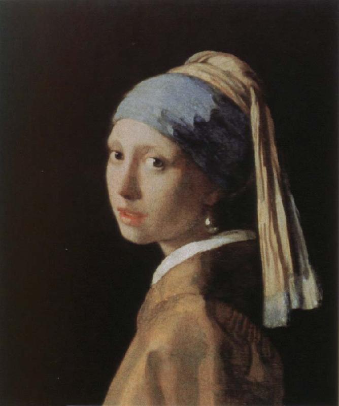 Jan Vermeer girl with apearl earring Sweden oil painting art